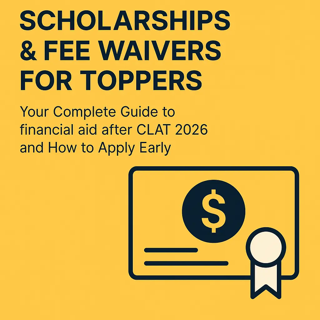 CLAT Scholarship eCourse financial aid after CLAT 2026