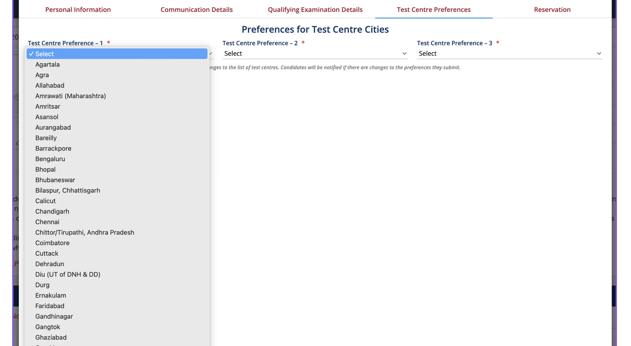eCourse CLAT 2026 Registration Process